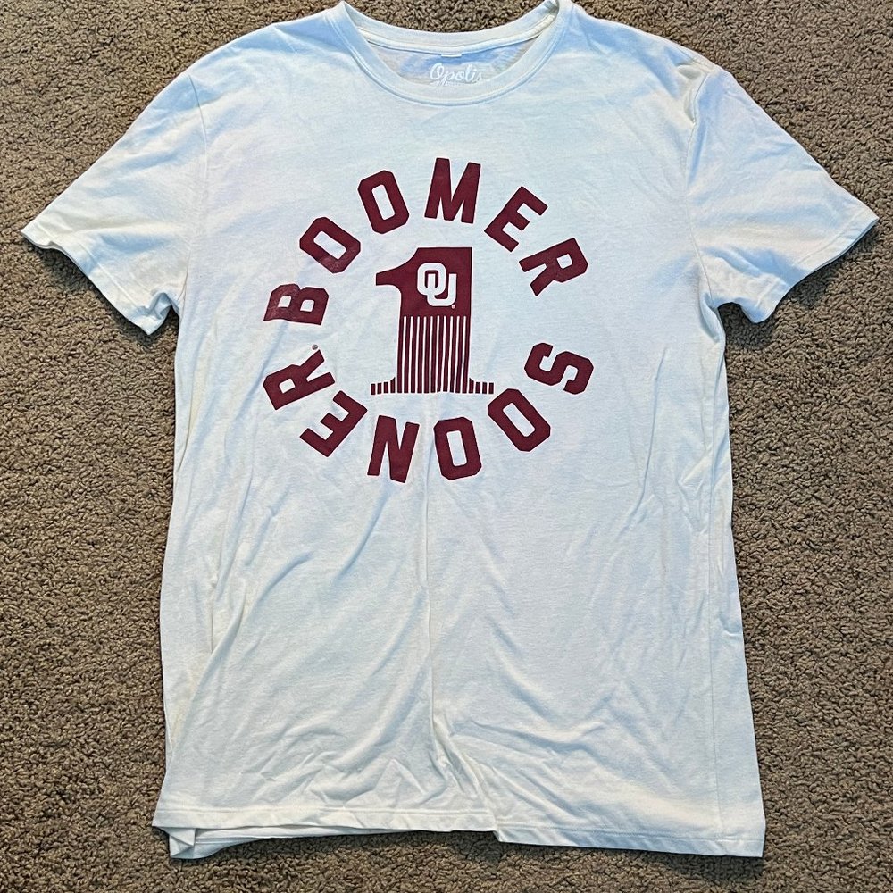 Opolis Clothing Co Boomer Sooner Oklahoma (OU) Tee Size M